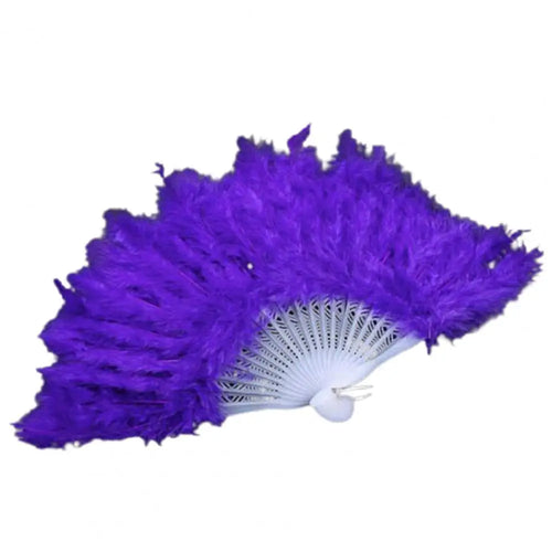 Pretty Hand Held Fan Fine Texture Show Props Fashion Faux Peacock