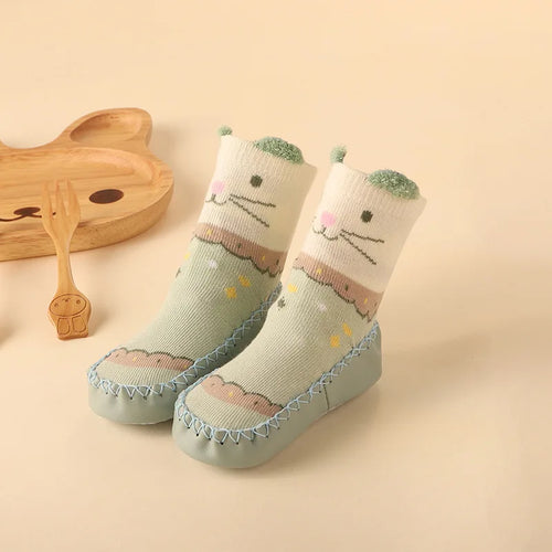 Toddler Indoor Sock Shoes Newborn Baby Socks Winter Thick Terry Cotton