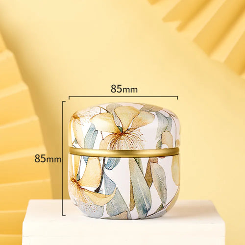 Tea Caddy Tea Box Containers Candle Cans Coffee Candy Snacks Small Tin