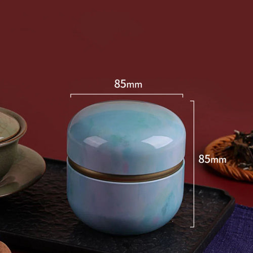 Tea Caddy Tea Box Containers Candle Cans Coffee Candy Snacks Small Tin