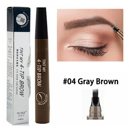 4 Point Eyebrow Pencil 4 Prong Tip Eyebrow Pen 4 Fork Eyebrow Pencil
