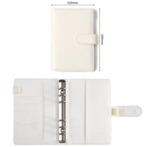 2023 Budget Binder A6 PU Leather Notebook Cash Envelopes System Set
