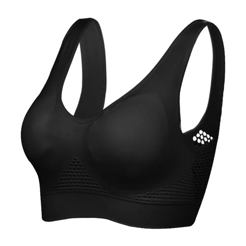 Breathable Women's Tops Hollow Out Sports Bras Gym Running Fitness
