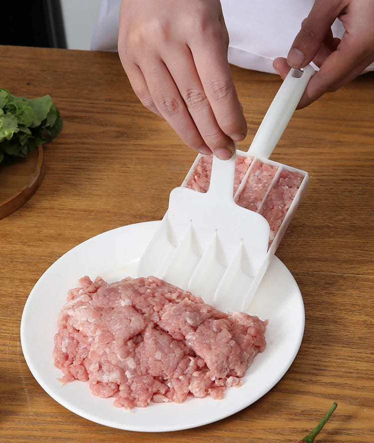 Cylinder Meatball Maker Pushing 4pcs Balls No Stick Stuffed Poultry