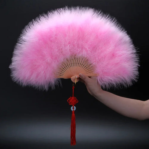 Peacock Feather Fan 1920s Great Gatsby Theme Party Dance Accessories