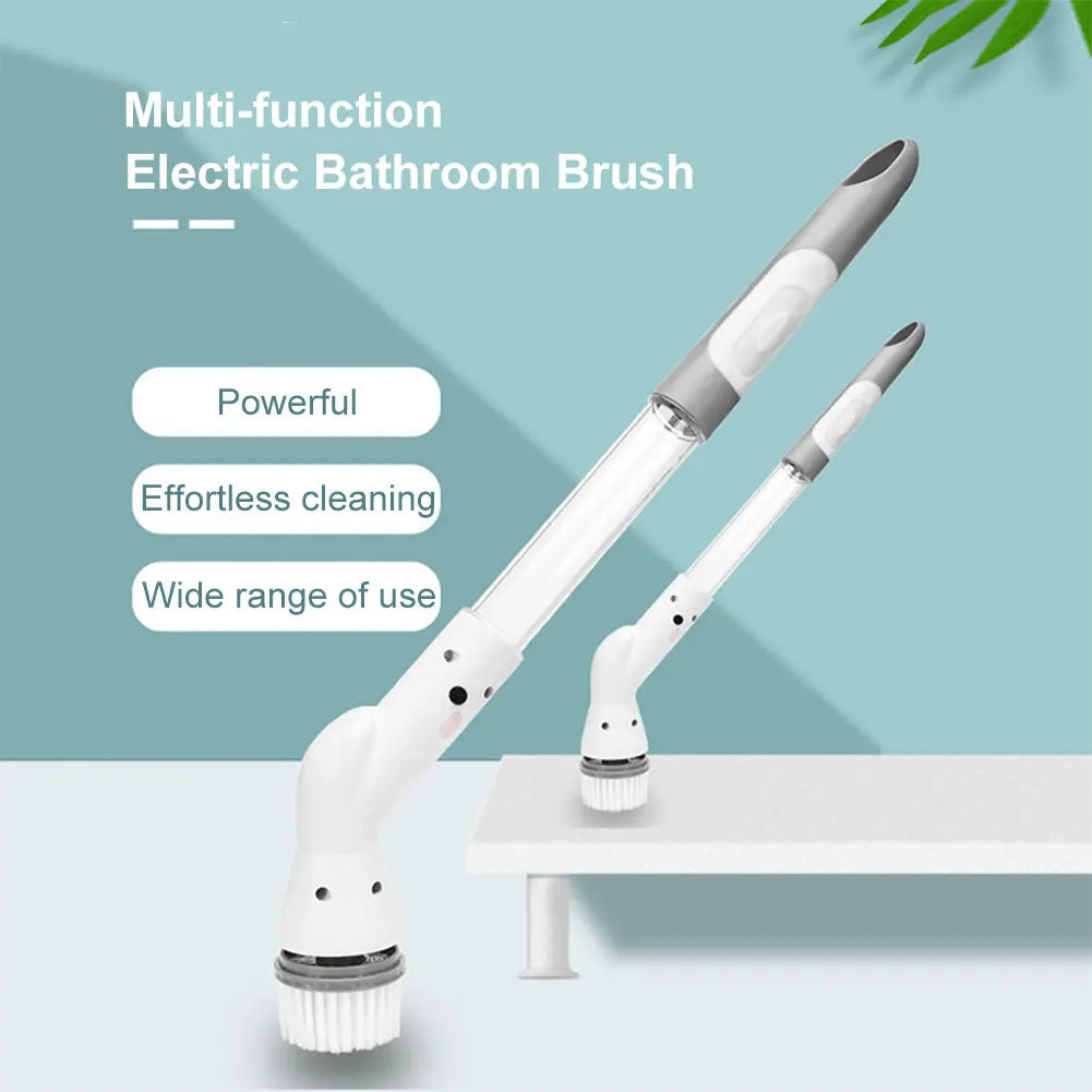 Electric Spin Cleaner Electric Spinning Brush with 6 Replacement Brush