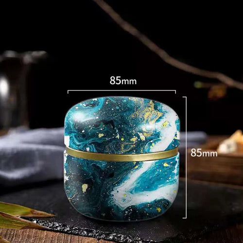 Tea Caddy Tea Box Containers Candle Cans Coffee Candy Snacks Small Tin
