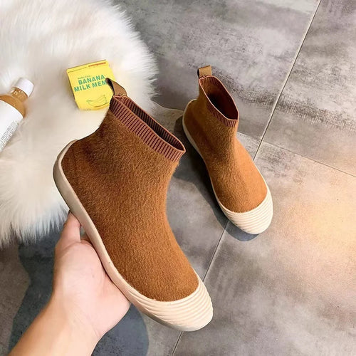 Women's Elastic Socks, Shoes, Autumn And Winter New Korean Version