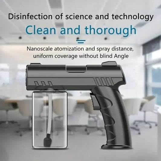 1PC Nano Disinfection Spray Shooter Wireless Charging Household Air