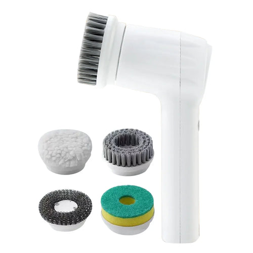 Electric Spin Cleaner Electric Spinning Brush with 6 Replacement Brush