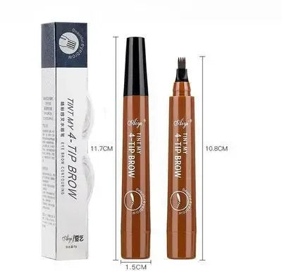 4 Point Eyebrow Pencil 4 Prong Tip Eyebrow Pen 4 Fork Eyebrow Pencil