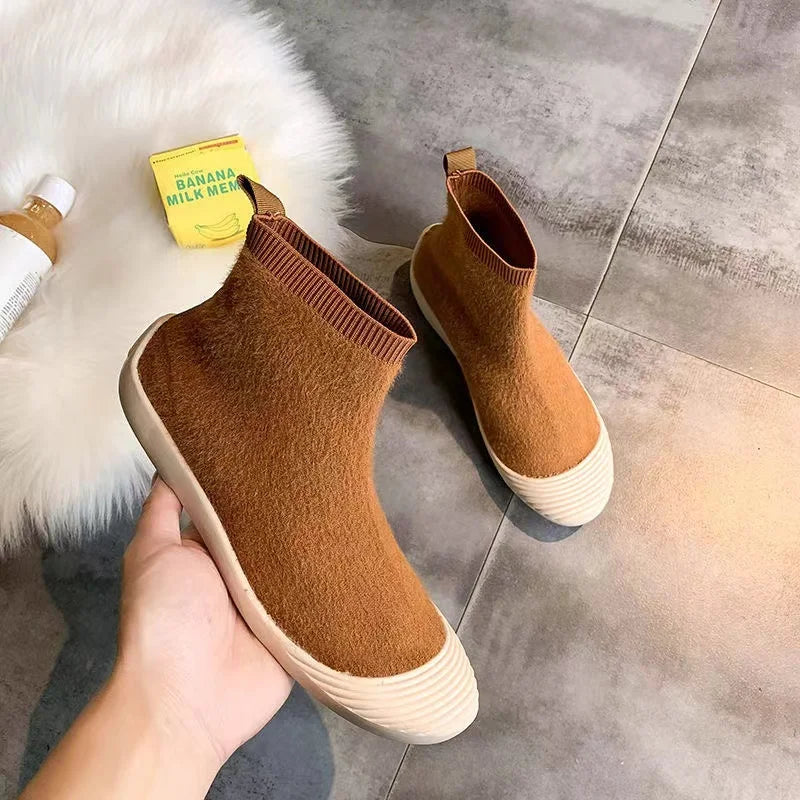 Women's Elastic Socks, Shoes, Autumn And Winter New Korean Version