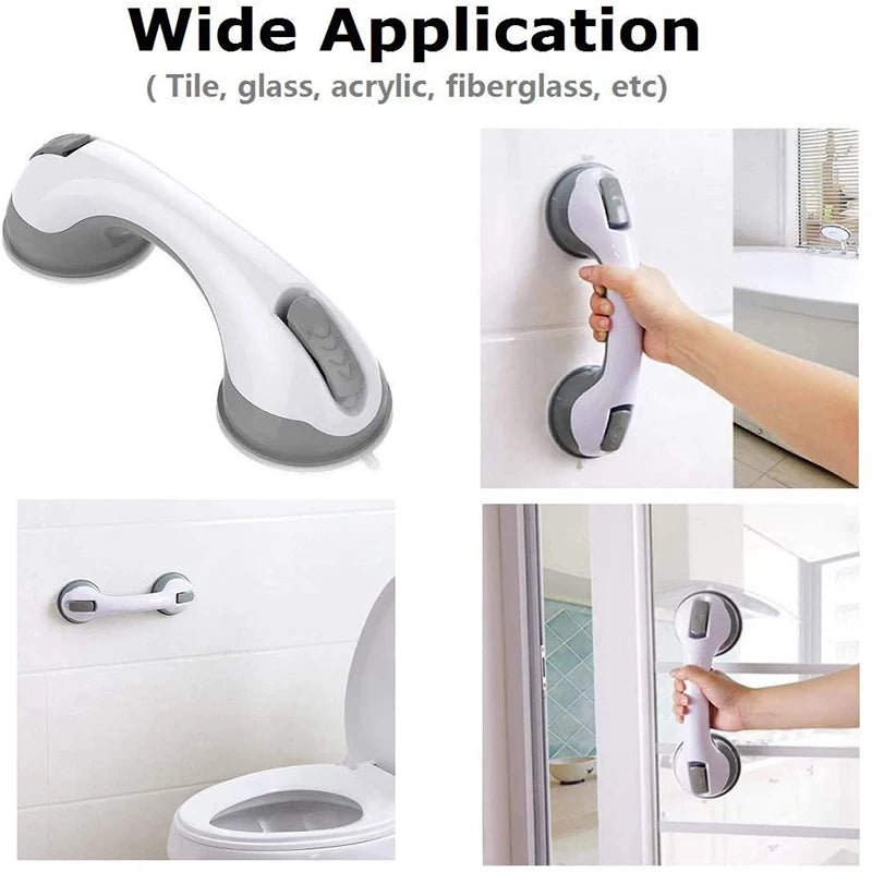 1pc Suction Grab Bar Rail Suction Cup Armrest Safety Handrail Bathroom
