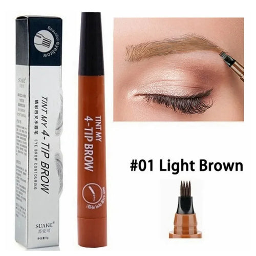 4 Point Eyebrow Pencil 4 Prong Tip Eyebrow Pen 4 Fork Eyebrow Pencil