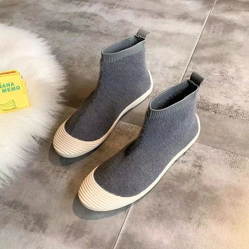 Women's Elastic Socks, Shoes, Autumn And Winter New Korean Version