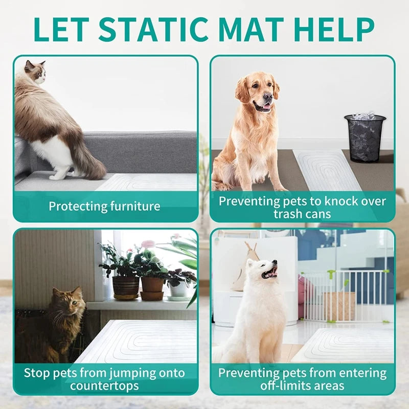 Pet Shock Mat Training Mats for Cats Dogs Keeping Cats Dogs Off
