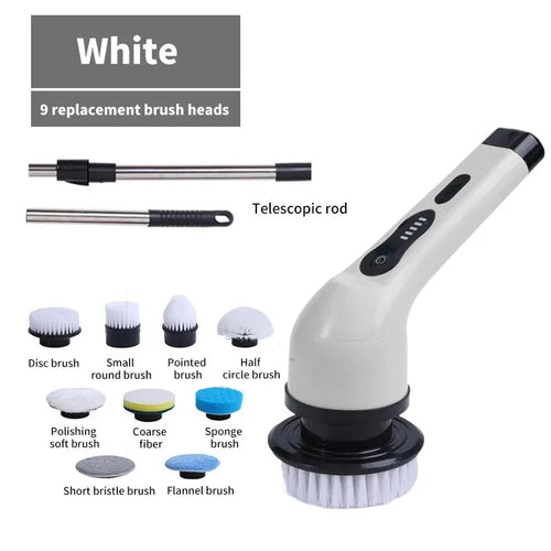 Wireless Electric Cleaning Brush Bathroom Window Kitchen Automotive