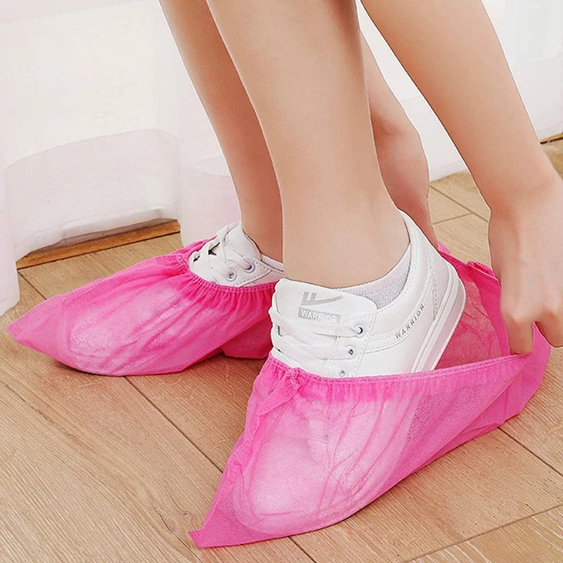 Disposable Boot & Shoe Covers 100PCS Non-Slip Water Resistant