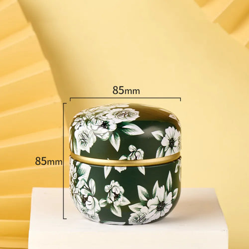 Tea Caddy Tea Box Containers Candle Cans Coffee Candy Snacks Small Tin