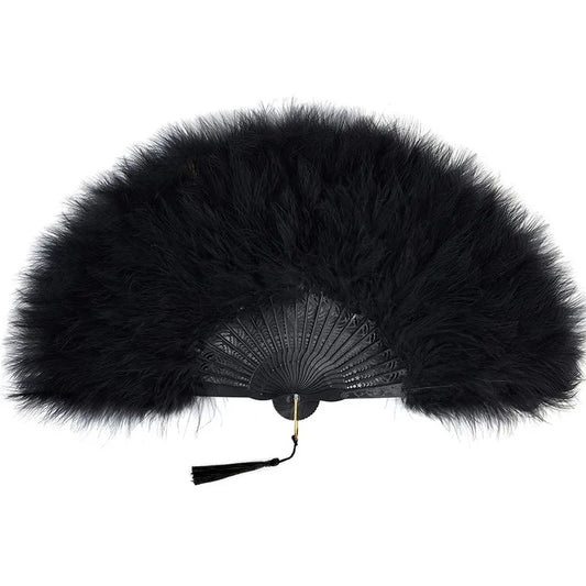 Peacock Feather Fan 1920s Great Gatsby Theme Party Dance Accessories