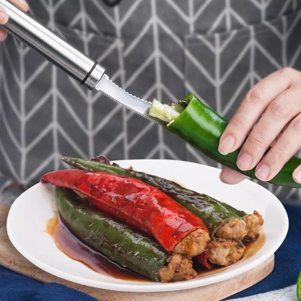 Tomato Core Remover | Vegetable Slicer | Pepper Remover | Deseeder