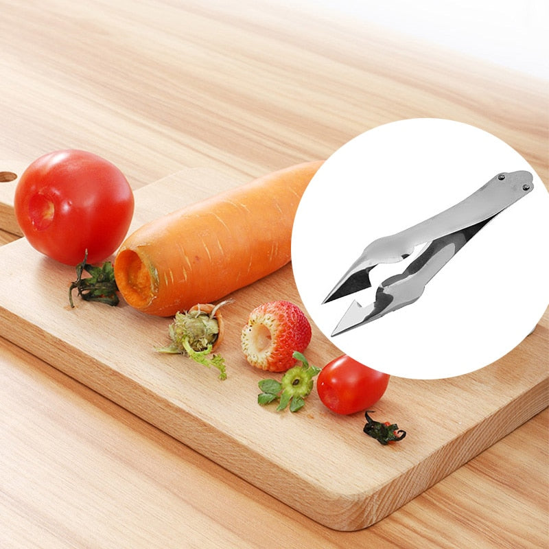 Stainless Steel Strawberry Huller Fruit Peeler Pineapple Corer Slicer