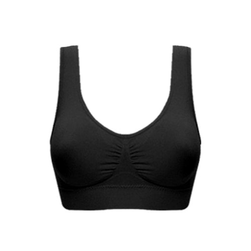 Women's Seamless Bra No Pad Brassiere Underwear Chest Sleep Yoga