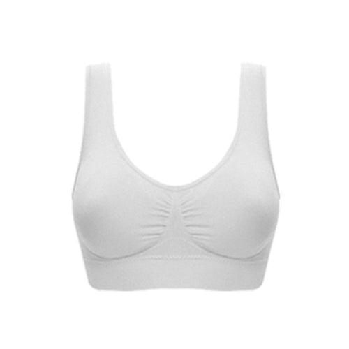 Women's Seamless Bra No Pad Brassiere Underwear Chest Sleep Yoga