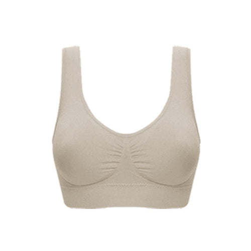 Women's Seamless Bra No Pad Brassiere Underwear Chest Sleep Yoga