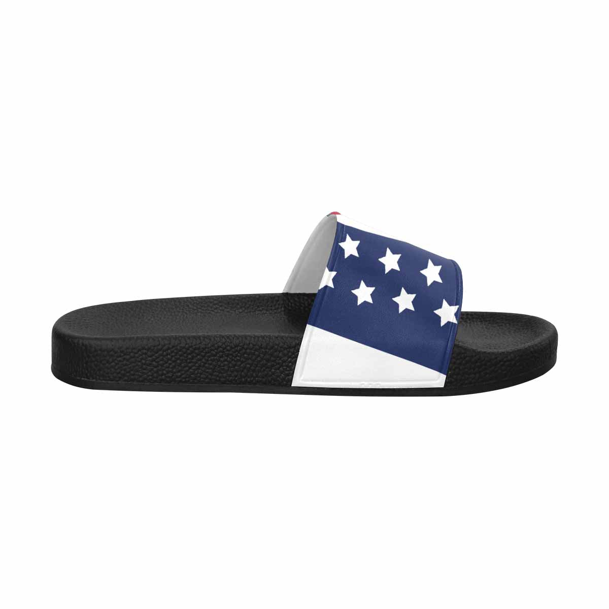 Mens Slide Sandals, Stars and Stripes Print