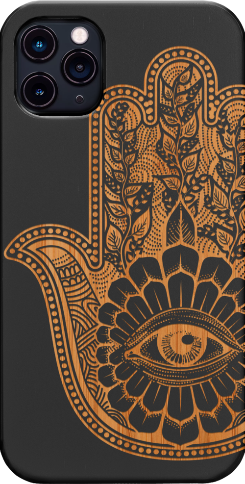 Hamsa 1 - Engraved