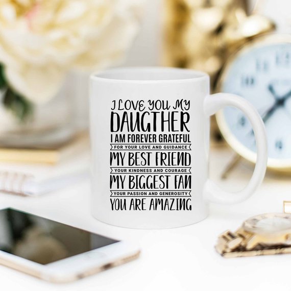 Dad Gifts From Daughters, Father Daughter Mug,